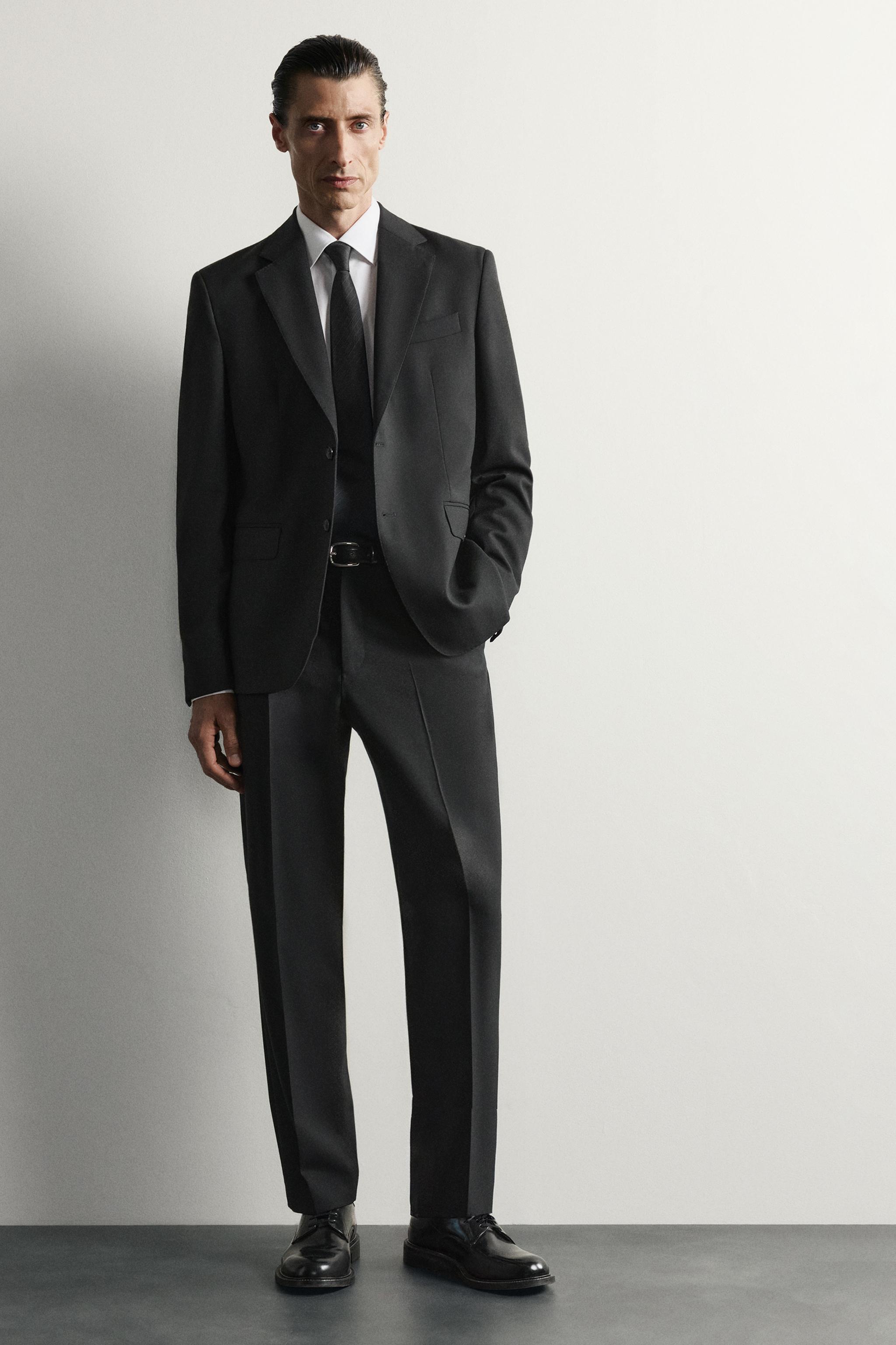 100% WOOL SUIT BLAZER